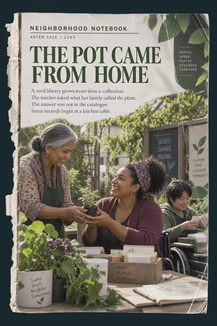 Garden magazine clipping