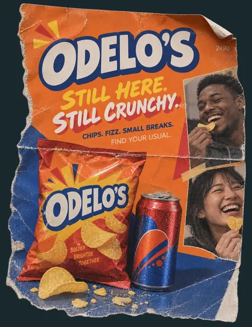 Odelo’s magazine advertisement